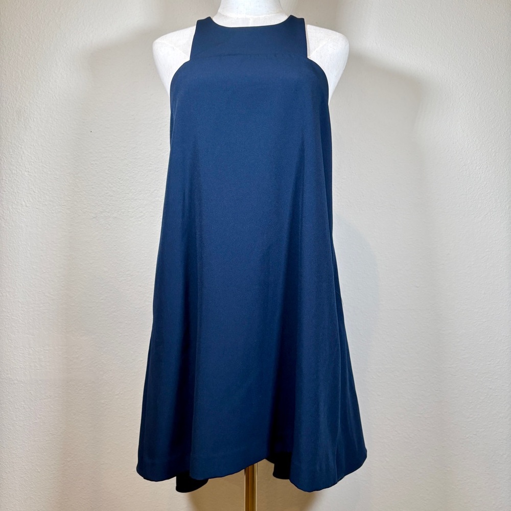 Milly Navy Sleeveless Swing Mini Dress Size 6
